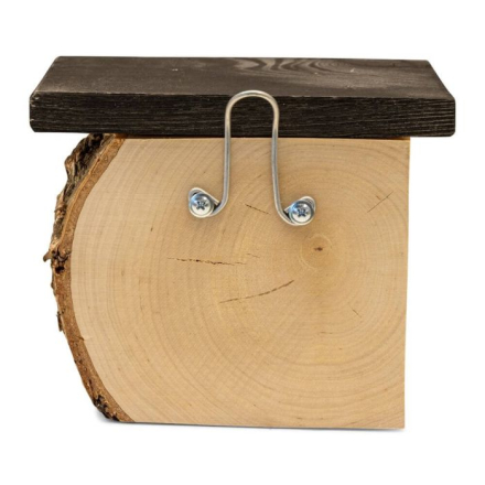 Preview: Erdnussbutterhalter Holzstamm