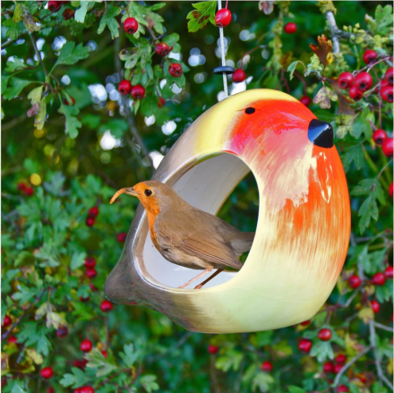Futterhäuschen Rotkehlchen