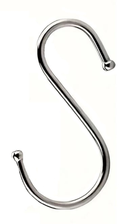 S-Haken Edelstahl 70 mm