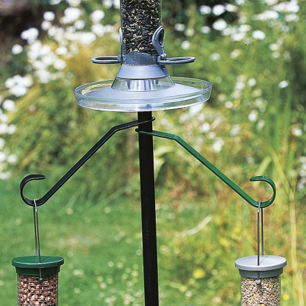 Haken für Pfahl schwarz