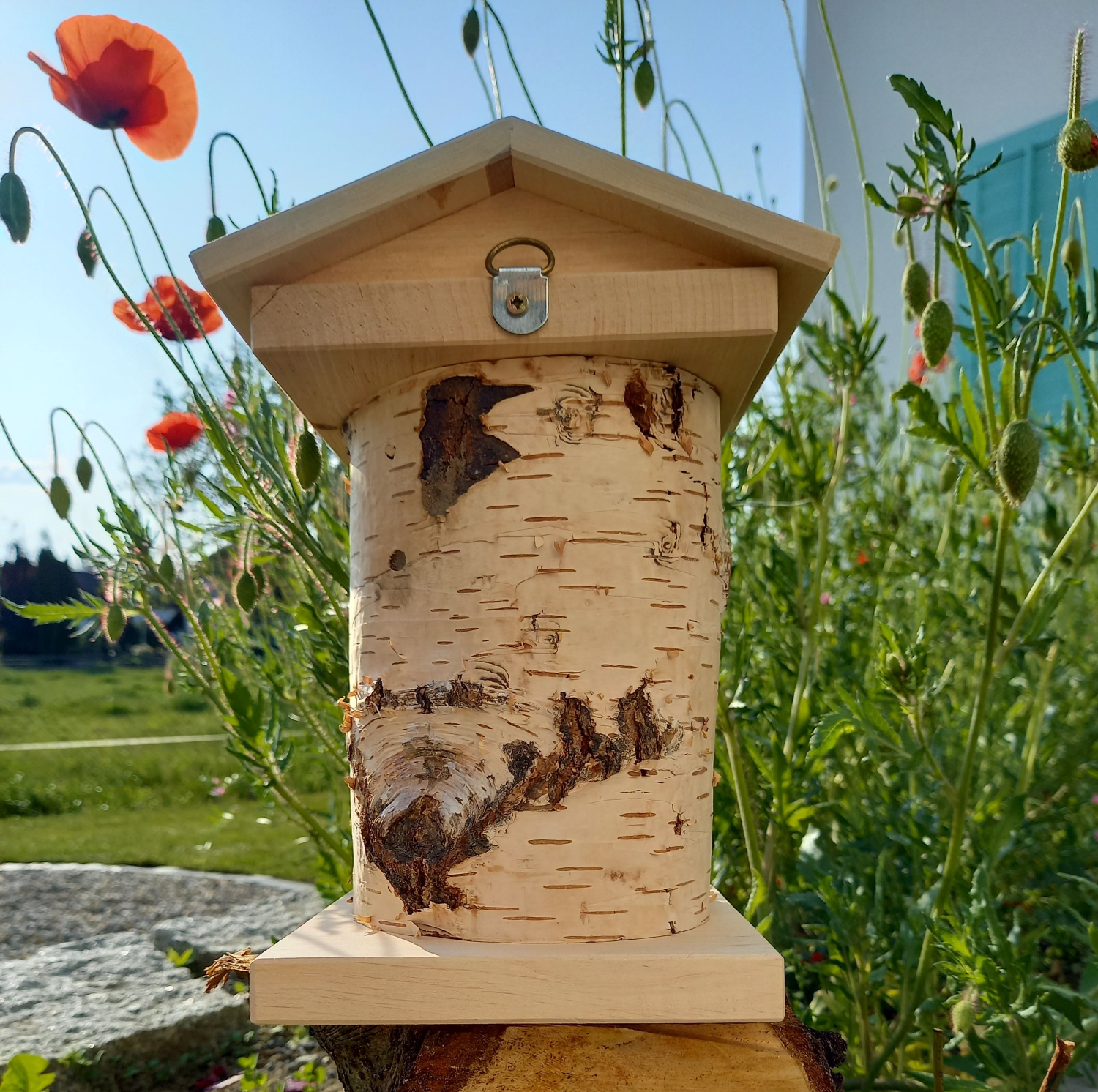 Wildbienenhaus Birke